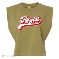 Fly Girl 80s 90s Old School Hip Hop Garment-Dyed Women's Muscle Tee thumb 0