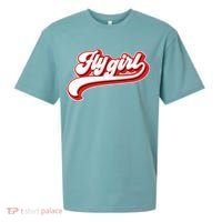 Fly Girl 80s 90s Old School Hip Hop Sueded Cloud Jersey T-Shirt thumb 0