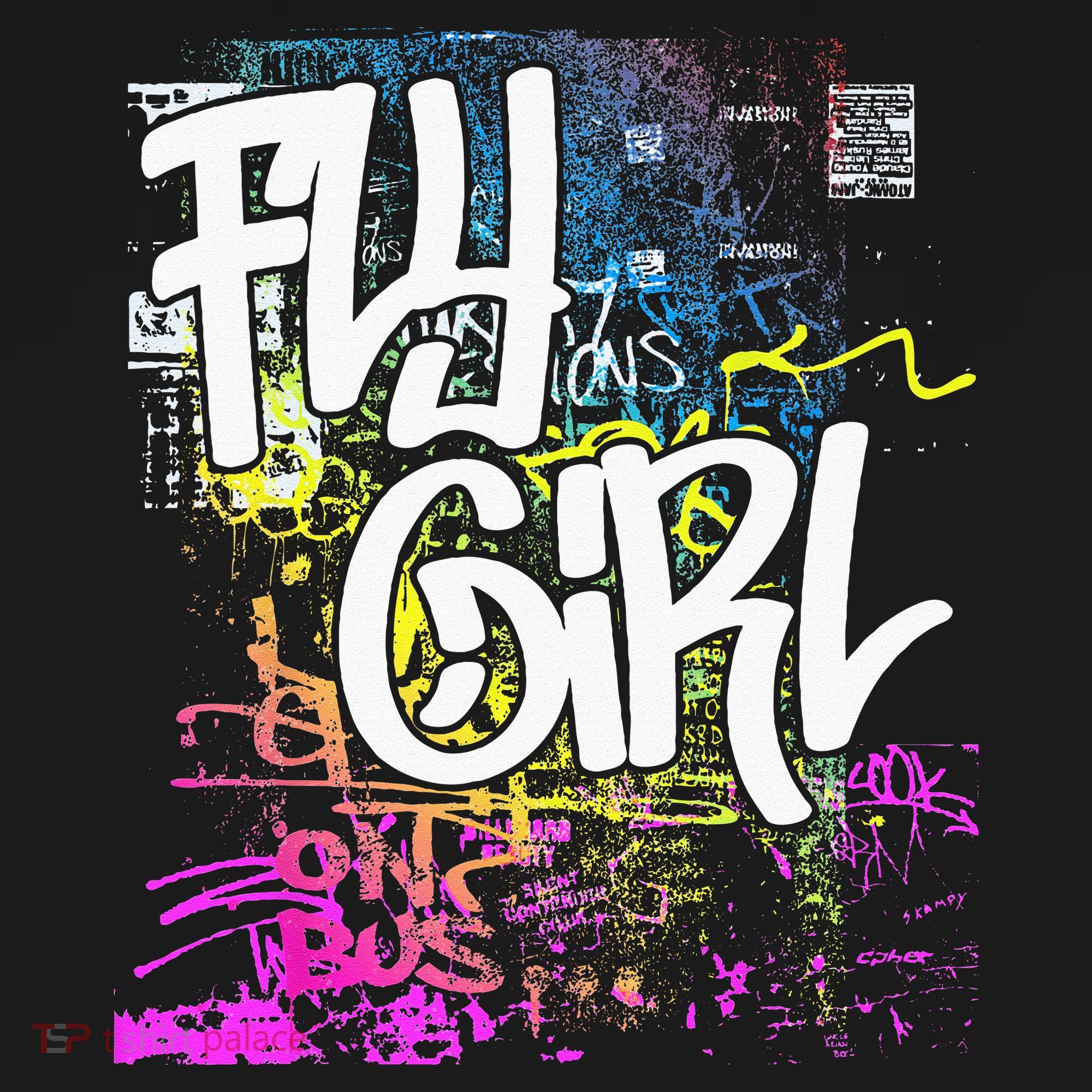Fly Girl 80s 90s Rap BGirl Old School Hip Hop Graffiti Apron