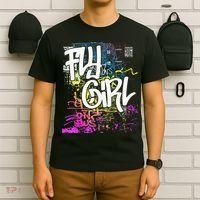 Fly Girl 80s 90s Rap BGirl Old School Hip Hop Graffiti T-Shirt thumb 6