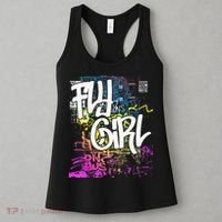 Fly Girl 80s 90s Rap BGirl Old School Hip Hop Graffiti Women's Tank Top thumb 3