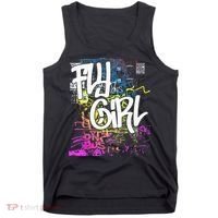 Fly Girl 80s 90s Rap BGirl Old School Hip Hop Graffiti Tank Top thumb 0