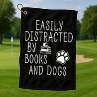 Funny Geek Animal Lover Gift Golf Towel thumb 1
