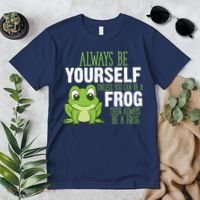 Frog Gifts Always Be Yourself Unless You Can Be A Frog Premium T-Shirt thumb 2