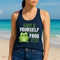 Frog Gifts Always Be Yourself Unless You Can Be A Frog Women's Tank Top thumb 2