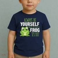 Frog Gifts Always Be Yourself Unless You Can Be A Frog Toddler T-Shirt thumb 2