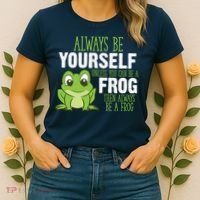 Frog Gifts Always Be Yourself Unless You Can Be A Frog Women's T-Shirt thumb 2