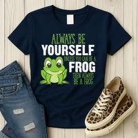 Frog Gifts Always Be Yourself Unless You Can Be A Frog Women's T-Shirt thumb 3
