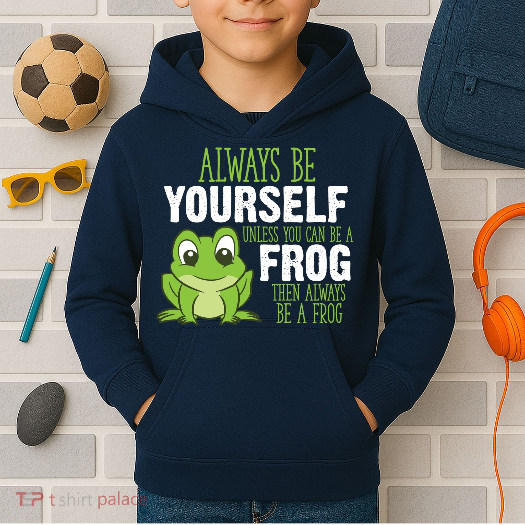 Frog Gifts Always Be Yourself Unless You Can Be A Frog Kids Hoodie