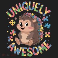Funny Gift Autism Awareness Month Hedgehog Acceptance Neurodiversity  Beanie thumb 2