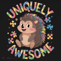 Funny Gift Autism Awareness Month Hedgehog Acceptance Neurodiversity  Women's Hoodie thumb 2
