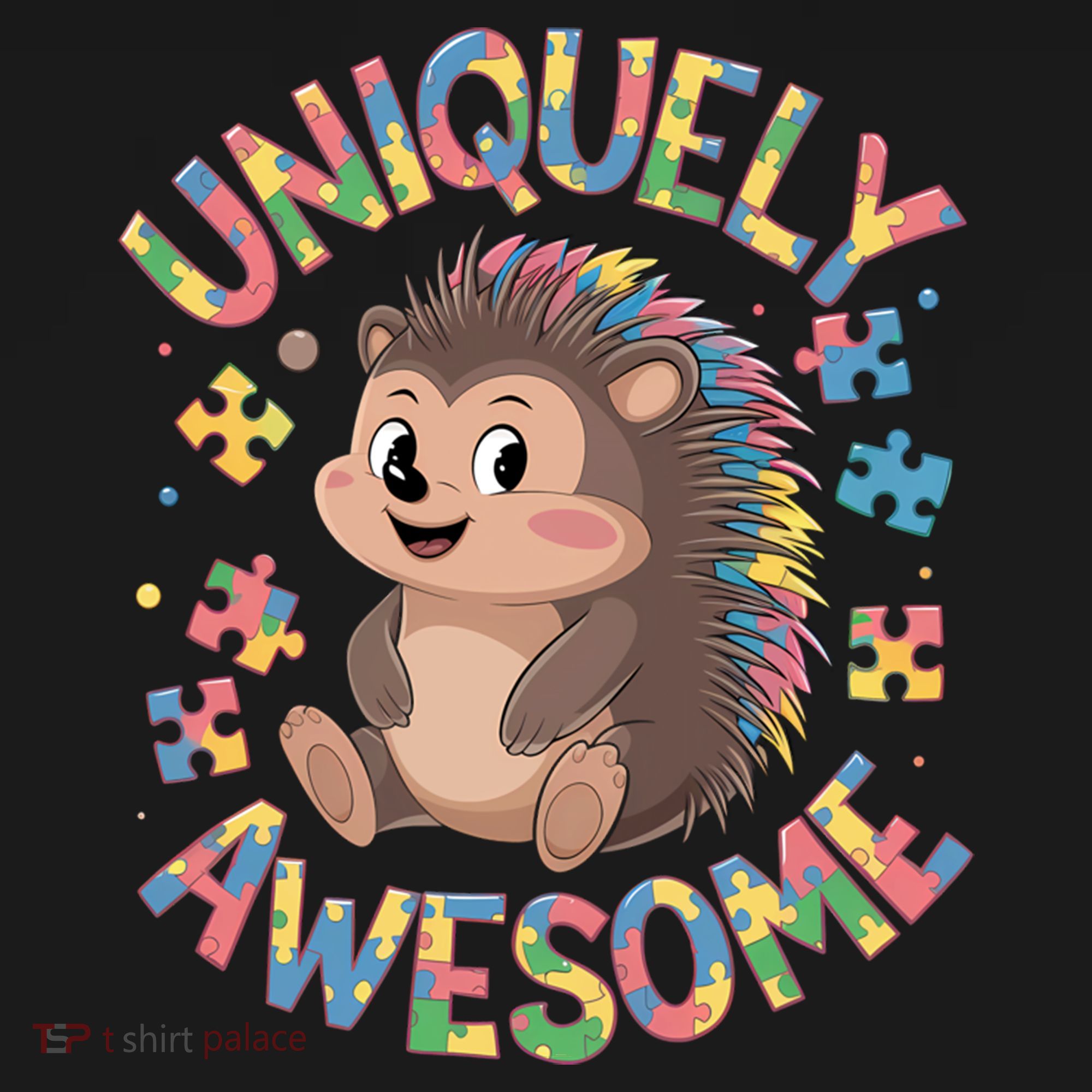 Funny Gift Autism Awareness Month Hedgehog Acceptance Neurodiversity  Women's Hoodie