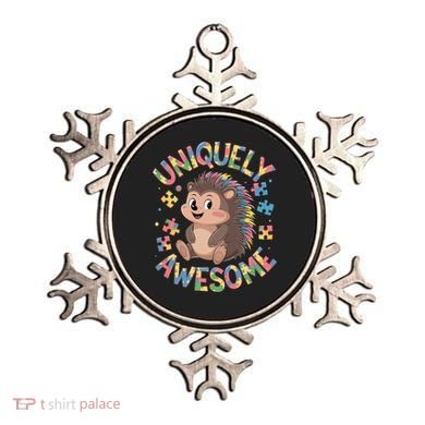 Funny Gift Autism Awareness Month Hedgehog Acceptance Neurodiversity  Ornament
