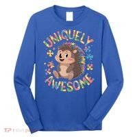 Funny Gift Autism Awareness Month Hedgehog Acceptance Neurodiversity  Long Sleeve Shirt thumb 0
