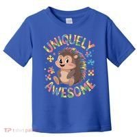 Funny Gift Autism Awareness Month Hedgehog Acceptance Neurodiversity  Toddler T-Shirt thumb 0