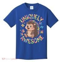 Funny Gift Autism Awareness Month Hedgehog Acceptance Neurodiversity  Kids T-Shirt thumb 0