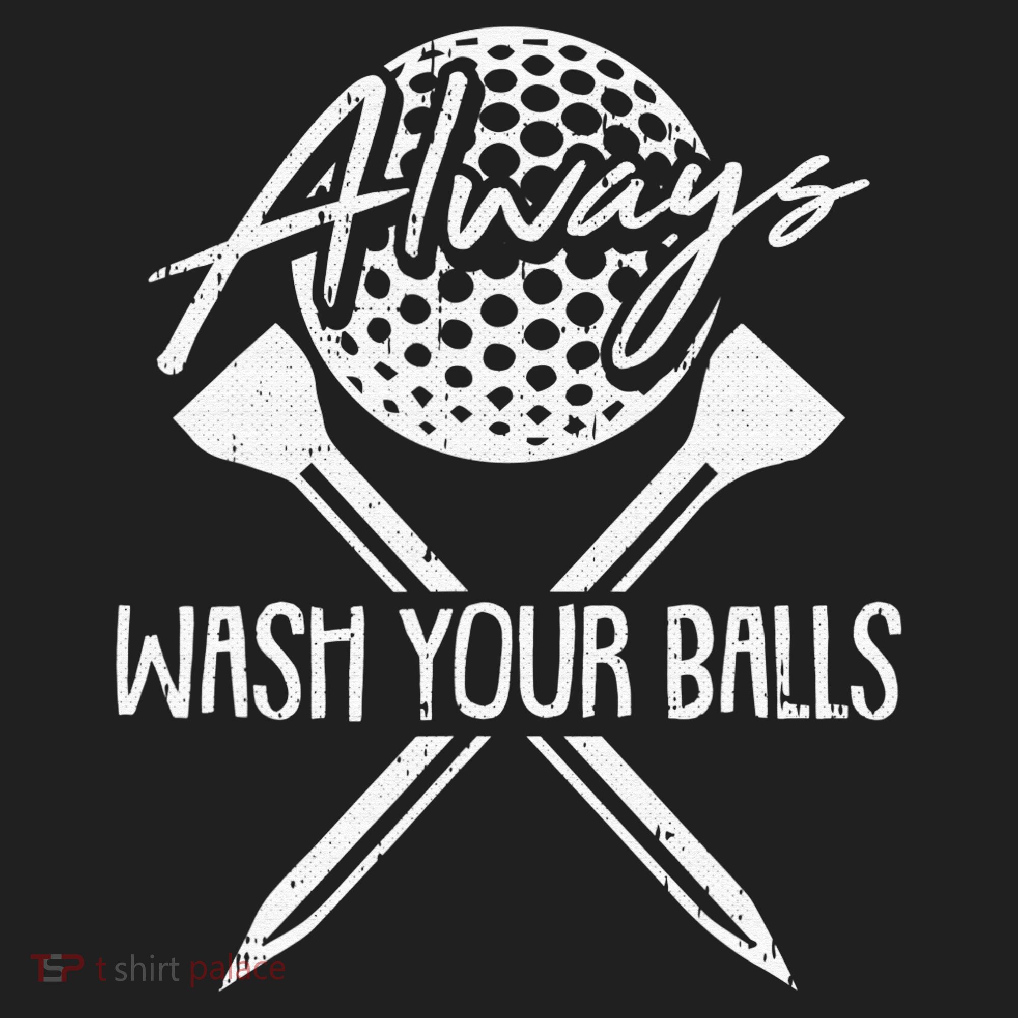 Funny Golf Always Wash Your Balls Retro Golfing Gift Women's Sweatshirt