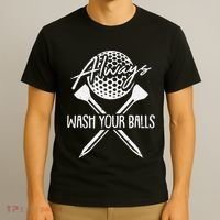 Funny Golf Always Wash Your Balls Retro Golfing Gift T-Shirt thumb 3