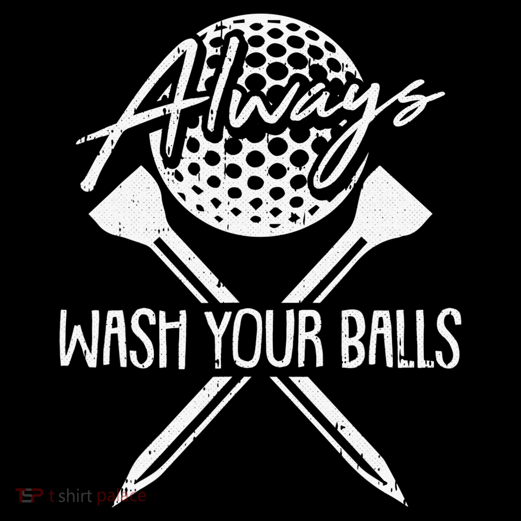 Funny Golf Always Wash Your Balls Retro Golfing Gift Coffee Mug