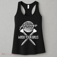 Funny Golf Always Wash Your Balls Retro Golfing Gift Women's Tank Top thumb 3