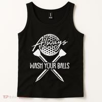 Funny Golf Always Wash Your Balls Retro Golfing Gift Tank Top thumb 2