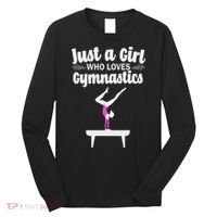 Funny Gymnastics Art For Women N Acrobat Gymnasts Long Sleeve Shirt thumb 0