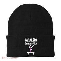 Funny Gymnastics Art For Women N Acrobat Gymnasts Beanie thumb 0
