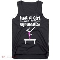 Funny Gymnastics Art For Women N Acrobat Gymnasts Tank Top thumb 0