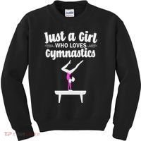 Funny Gymnastics Art For Women N Acrobat Gymnasts Kids Sweatshirt thumb 0