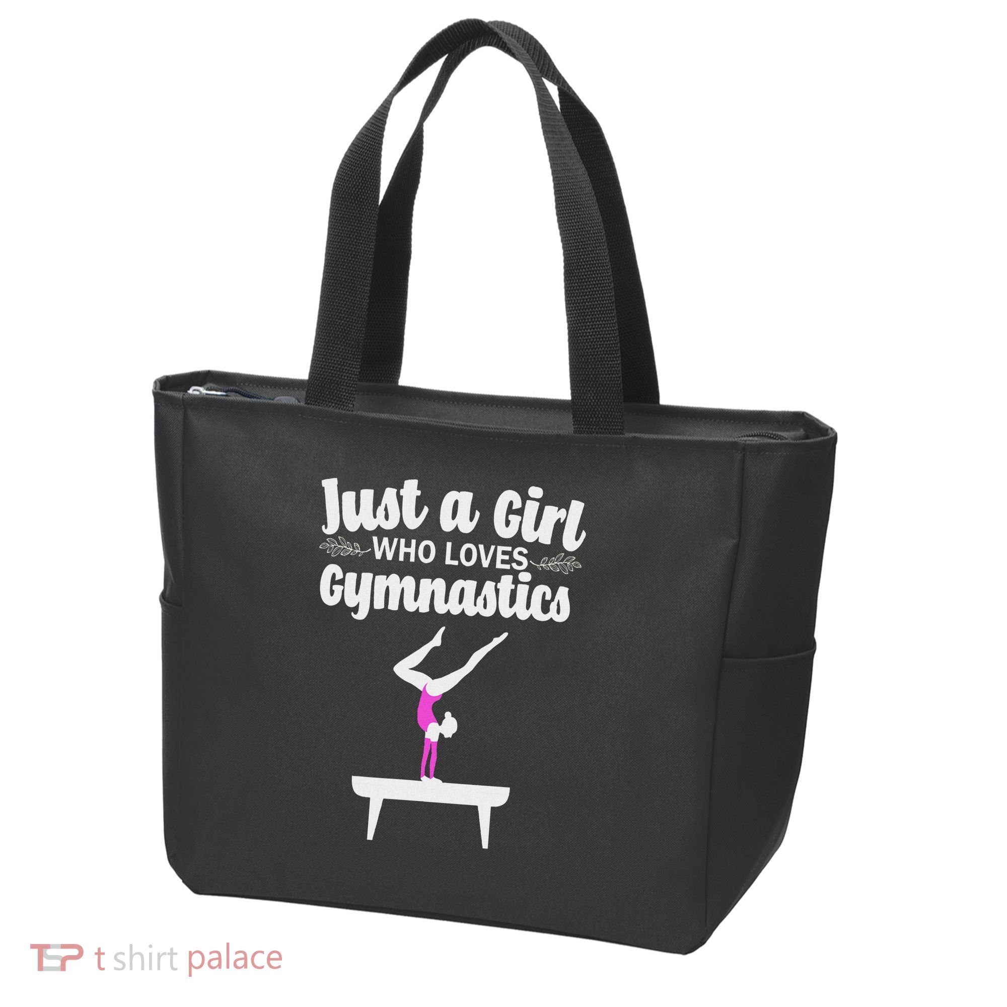 Funny Gymnastics Art For Women N Acrobat Gymnasts Tote Bag