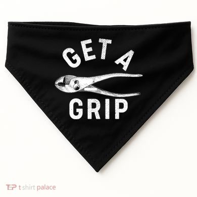 Funny Get A Grip USA-Made Doggie Bandana
