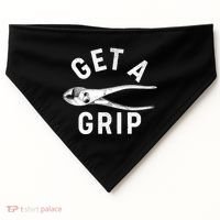 Funny Get A Grip USA-Made Doggie Bandana thumb 0