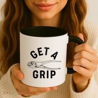 Funny Get A Grip Coffee Mug thumb 3