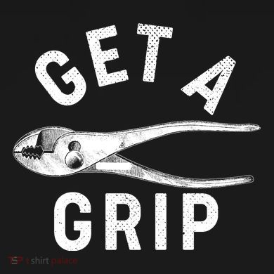 Funny Get A Grip Youth Performance Sprint T-Shirt