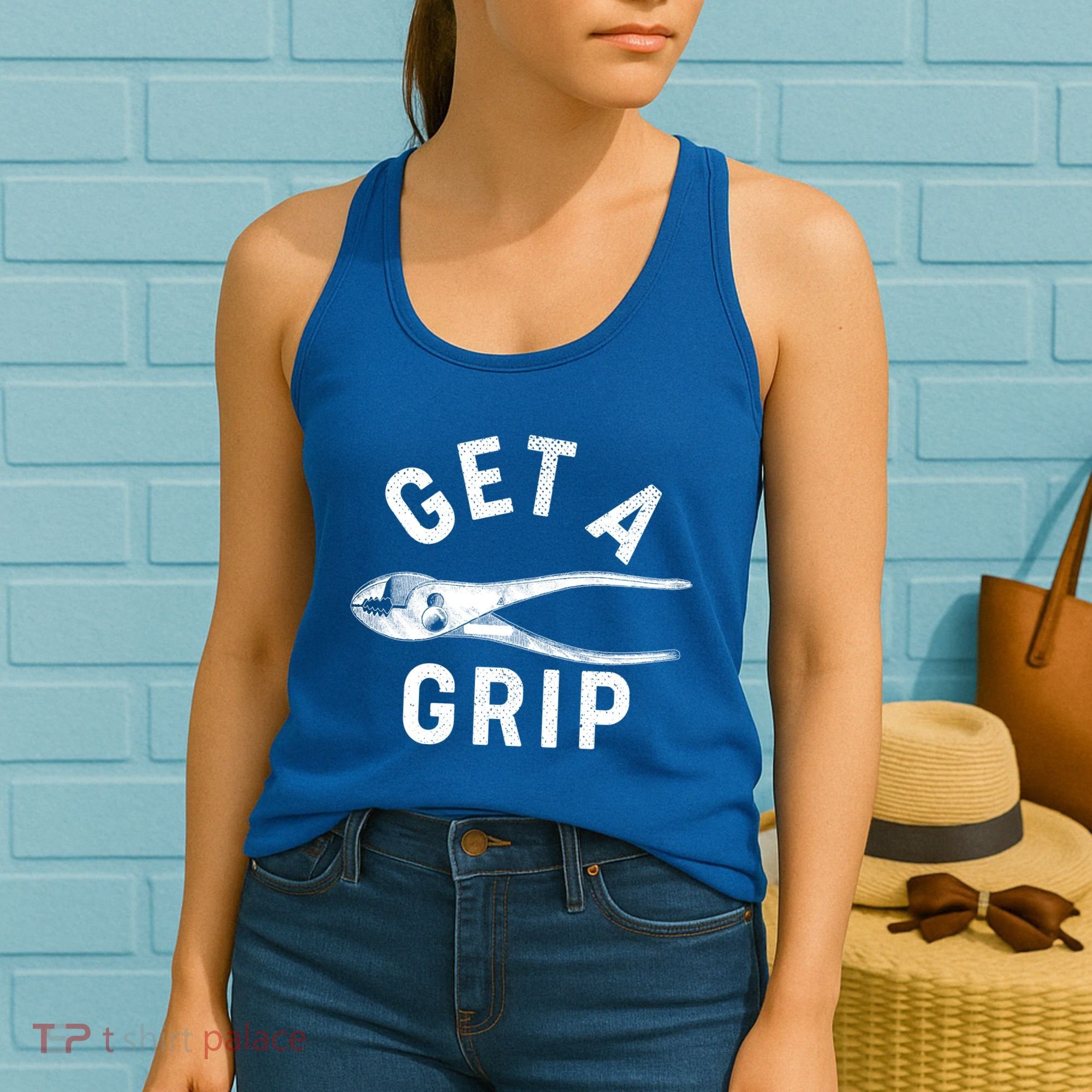 Funny Get A Grip Women's Tank Top