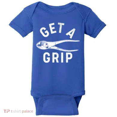 Funny Get A Grip Baby Bodysuit