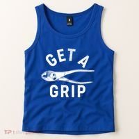 Funny Get A Grip Tank Top thumb 2
