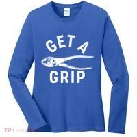 Funny Get A Grip Women's Long Sleeve Shirt thumb 0