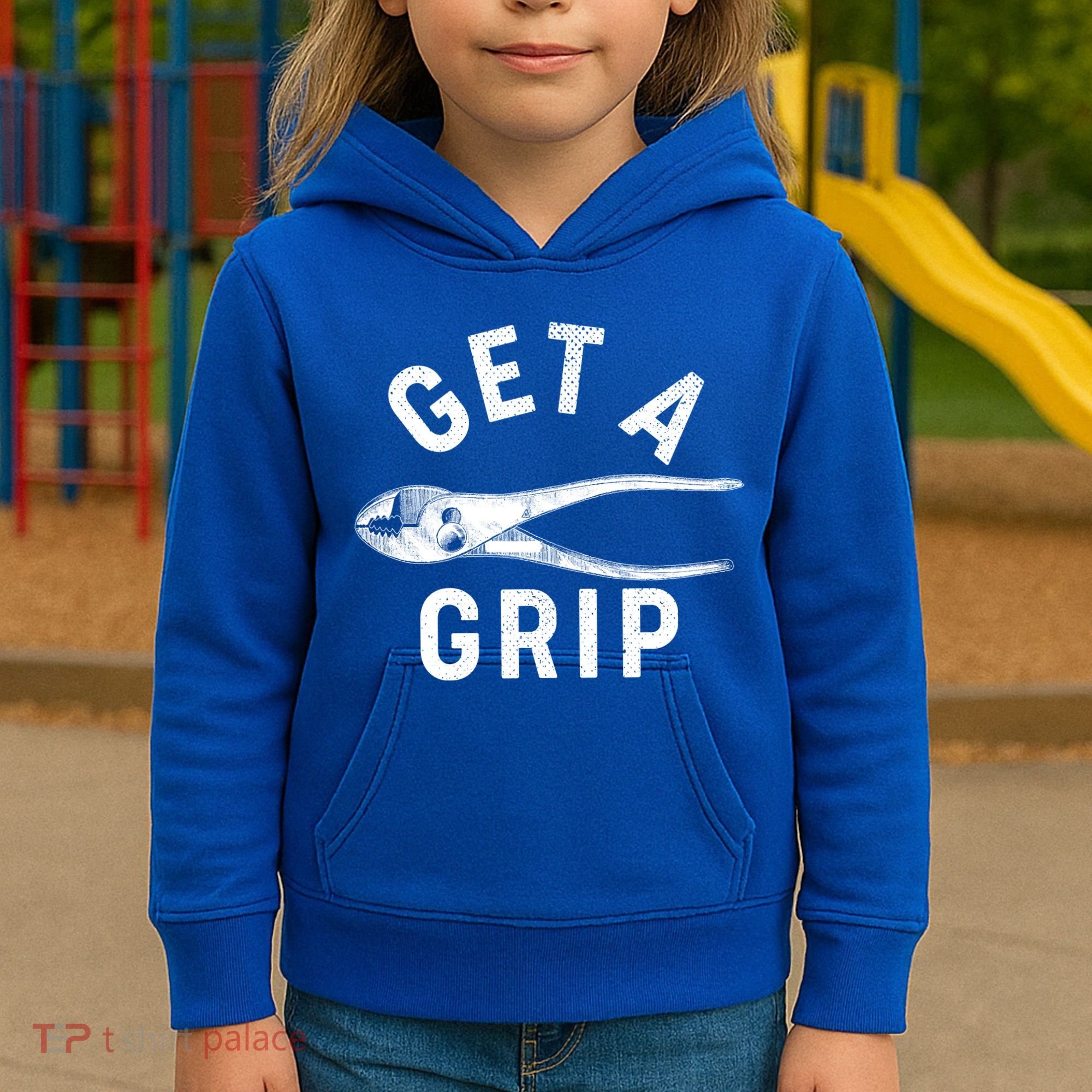 Funny Get A Grip Kids Hoodie
