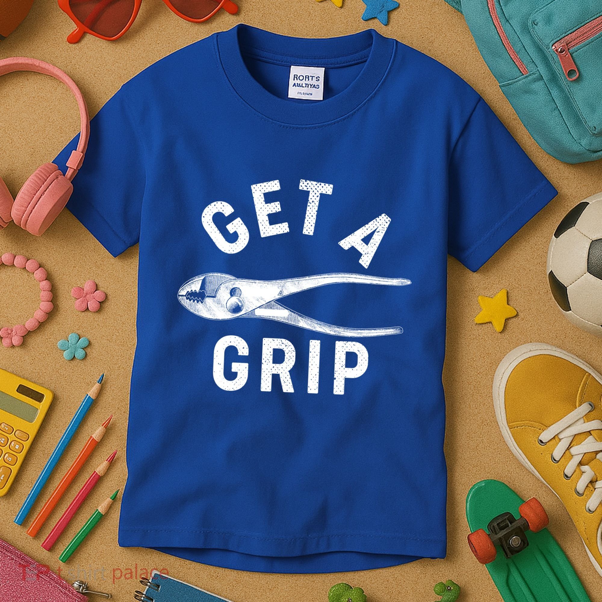 Funny Get A Grip Kids T-Shirt