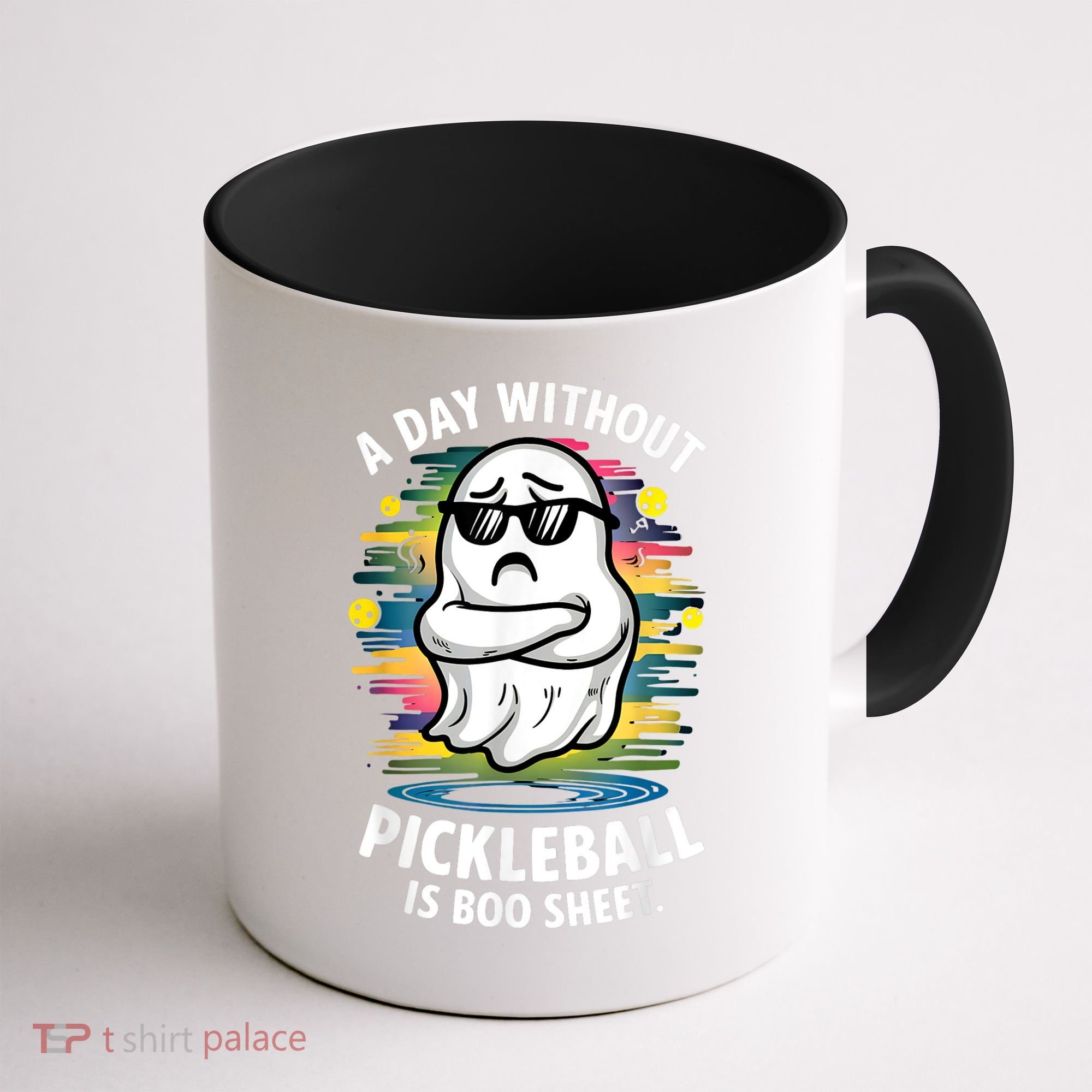 Funny Ghost A Day Without Pickleball Is Boo Sheet Coffee Mug