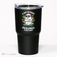 Funny Ghost A Day Without Pickleball Is Boo Sheet Tumbler thumb 0