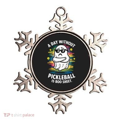 Funny Ghost A Day Without Pickleball Is Boo Sheet Ornament