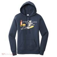 Funny Greek Be Cheerful Enjoy Your Life Skeleton Women's Hoodie thumb 0