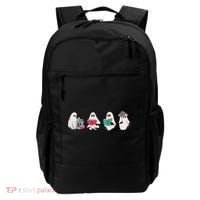 Funny Ghost Book Reading Halloween Books Lover Teacher Backpack thumb 0