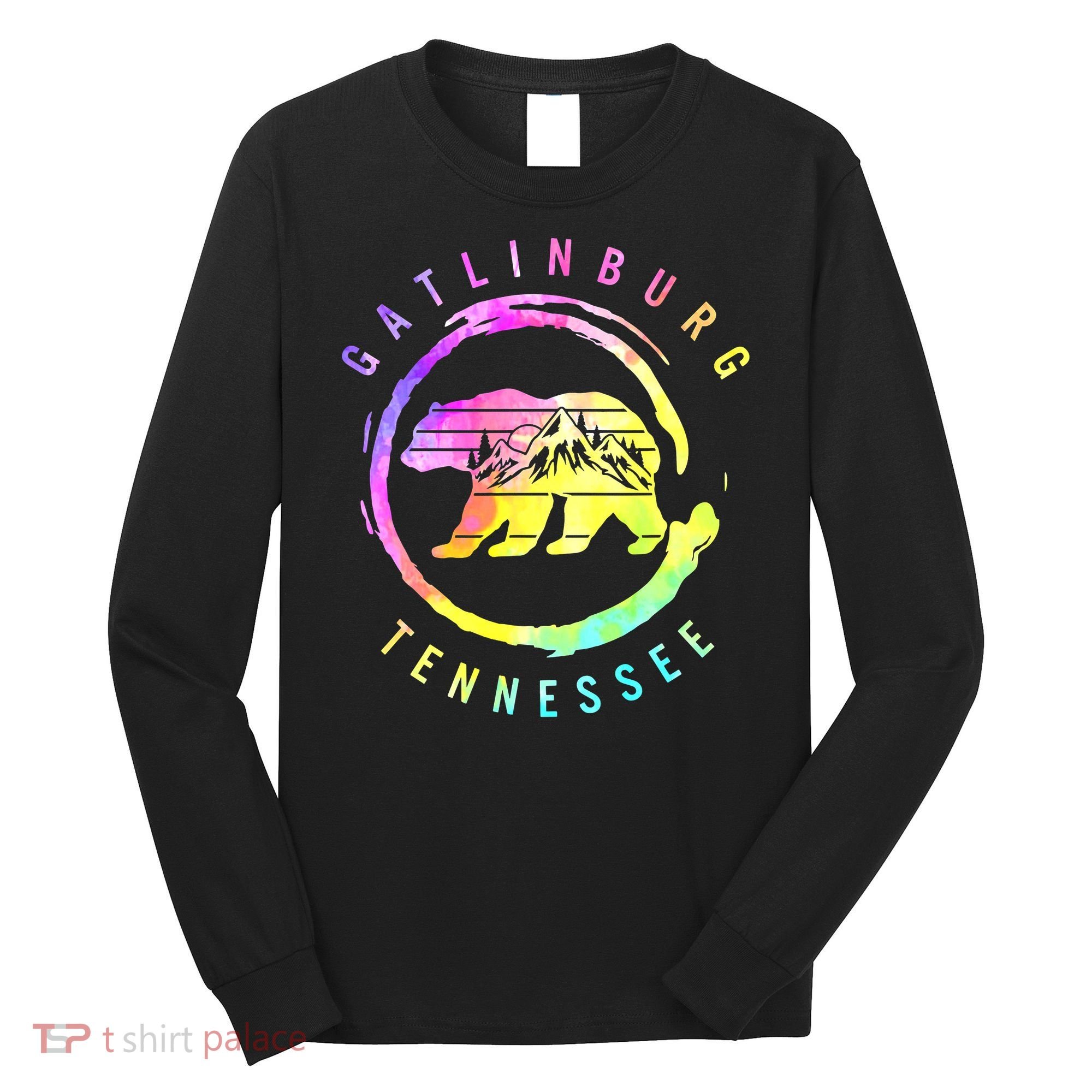 Funny Gatlinburg Bear Tenessee Long Sleeve Shirt