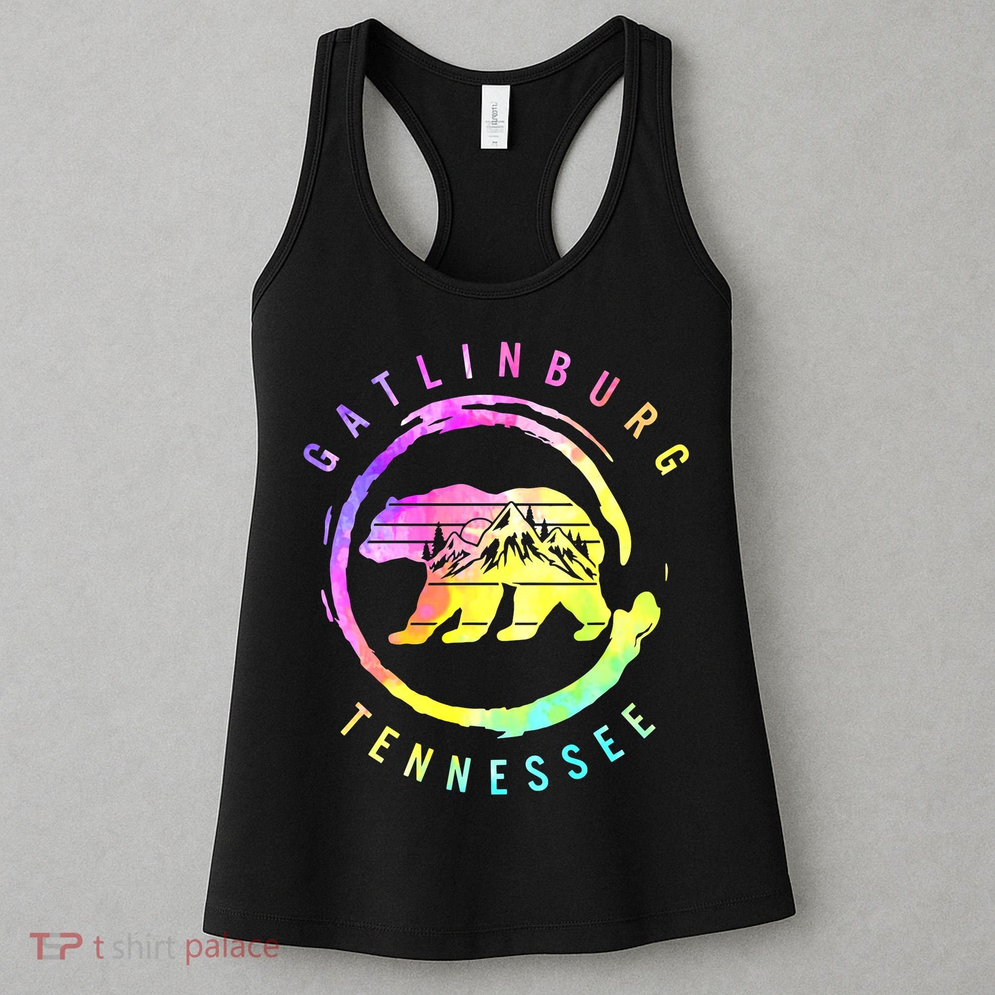 Funny Gatlinburg Bear Tenessee Women's Tank Top