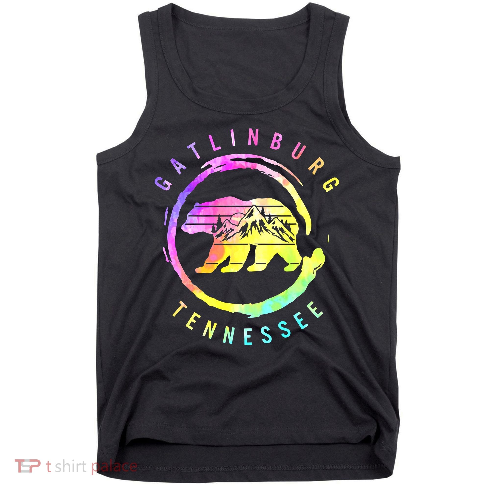 Funny Gatlinburg Bear Tenessee Tank Top