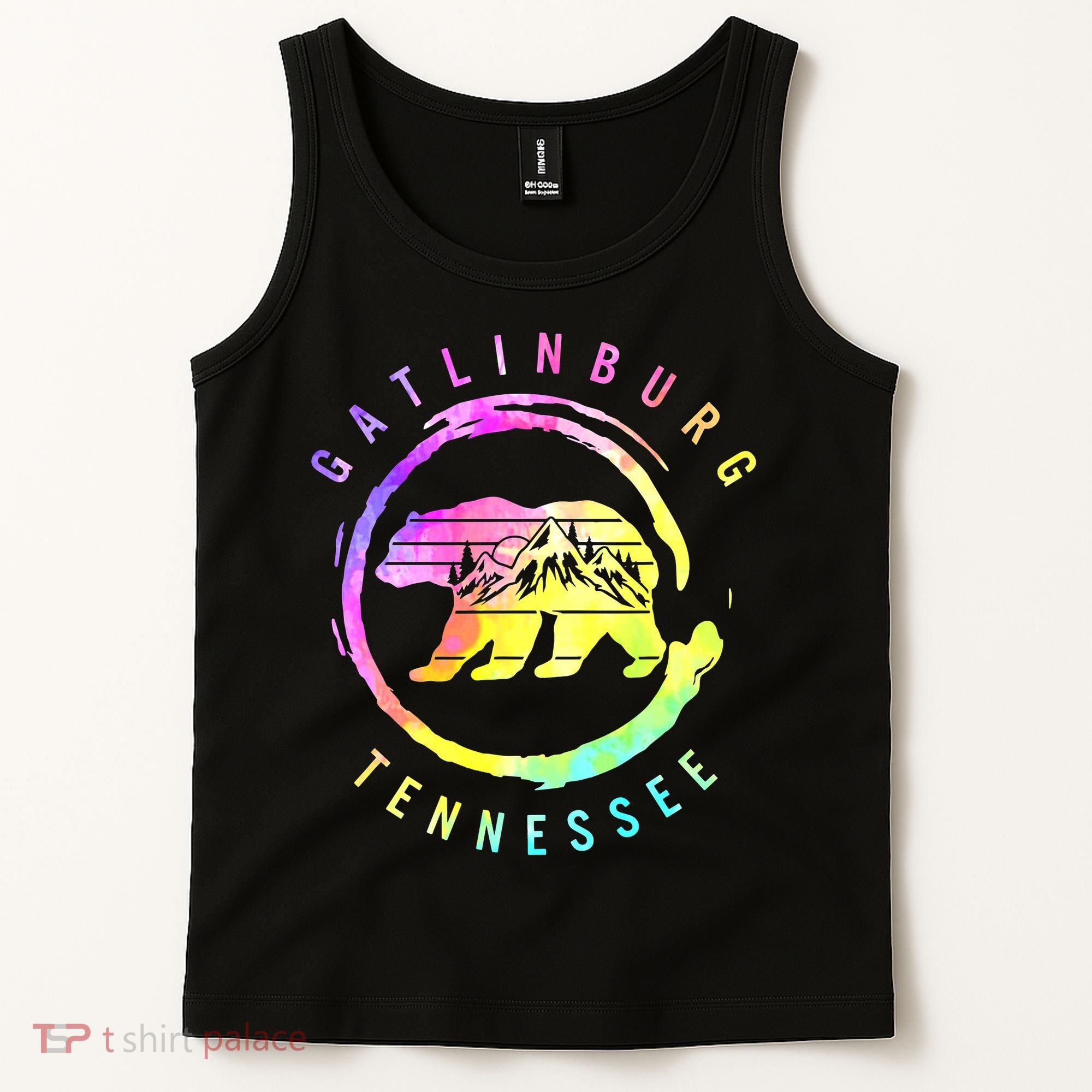 Funny Gatlinburg Bear Tenessee Tank Top