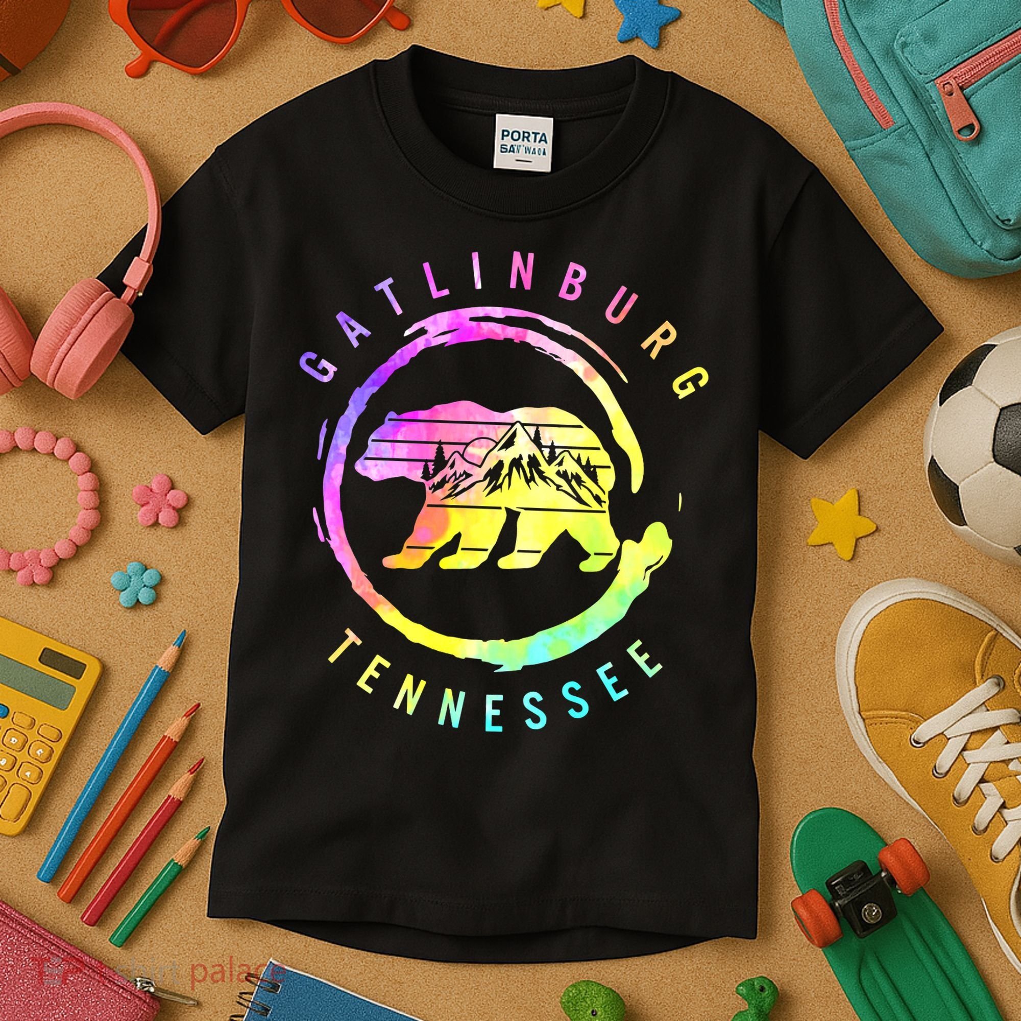 Funny Gatlinburg Bear Tenessee Kids T-Shirt